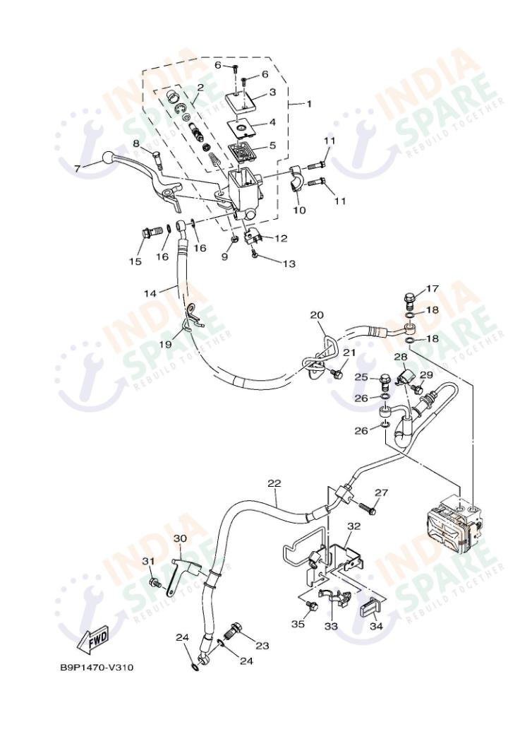 FRONT MASTER CYLINDER